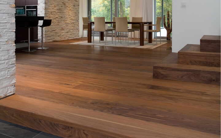 Château by adler - Walnut standard smooth natural oiled - 19 x 160-350 x 1600-4000 mm