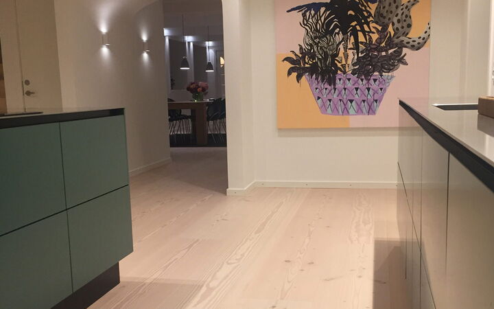 Château by adler - Douglas Fir Polar standard wire brushed color oiled - 19 x 160-350 x 2000-5000 mm