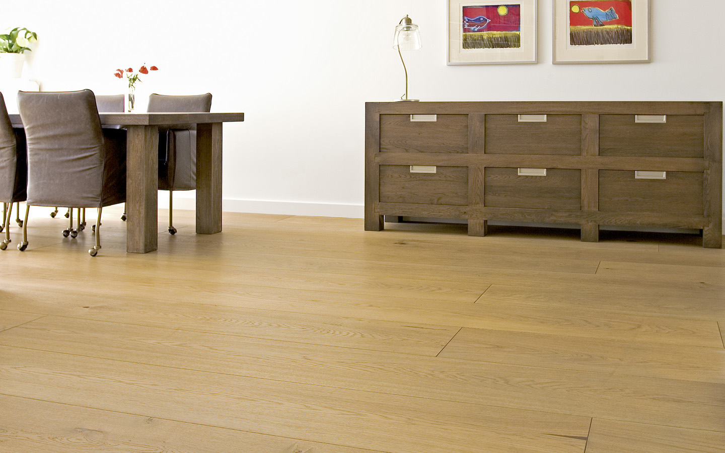Chateau By Adler Oak Blanc Standard Wire Brushed Natural Oiled