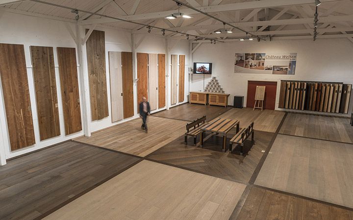 Aufsicht auf unseren Showroom