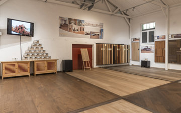 Detail view of our showroom